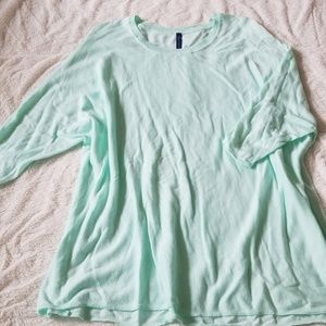 Mint short sleeve sweater